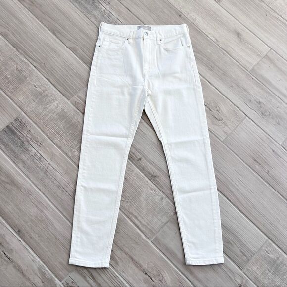 NEW Everlane The High Rise Skinny Jean White 27 Regular - Picture 2 of 9